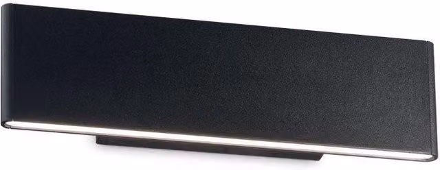 Netlighting Ideal Lux Desk Integrated LED Indoor Wall Lamp with 2 Lights, Black, 3000K Warm White – 2