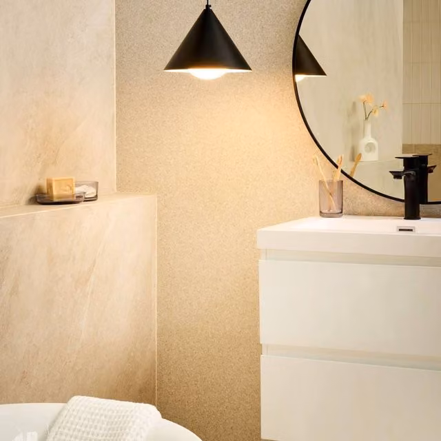 Wyld and Coco Black Metal Cone Pendant Lamp with Industrial Design