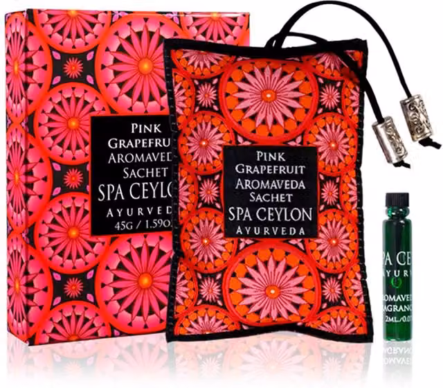 Spa Ceylon Pink Grapefruit Aromaveda Sachet with 2ml Essential Oil – 1