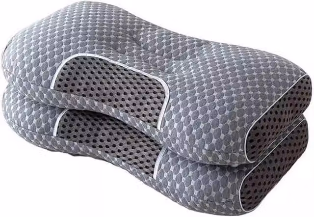PAWNORA 2-Piece Set of Grey Cervical Orthopaedic Pillows for Adults – 1