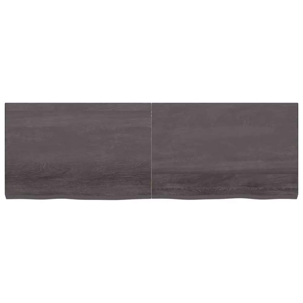 Berkfield Home Wall Mounted Rustic Oak Shelf in Brown and Dark Grey, W: 180 cm, D: 60 cm, H: 60 cm – 2
