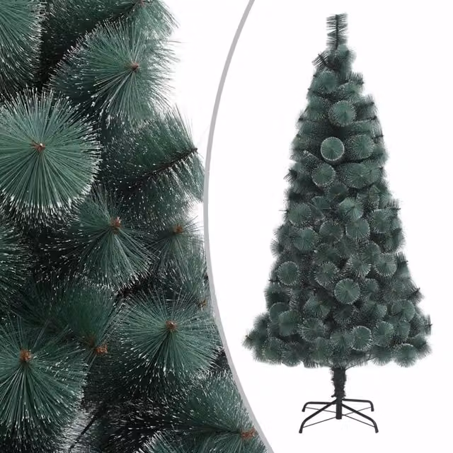Berkfield Home Artificial Christmas Tree in Green, Height: 240 cm