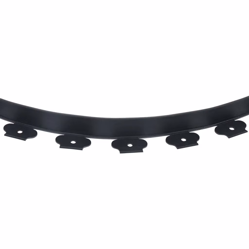 Berkfield Home Flexible Lawn Edging in Black with 30 Pegs, 10 m Length – 3