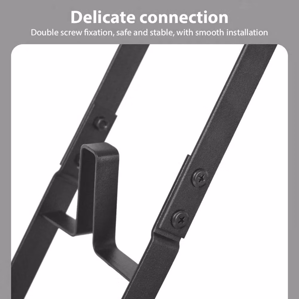 EONLION Black Metal Vacuum Cleaner Stand Storage Bracket Holder, W: 50 cm – 3