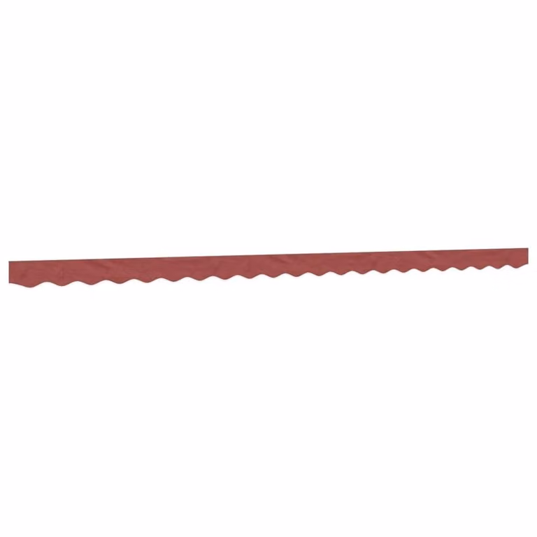 Berkfield Home Replacement Awning Valance Fabric, Burgundy Stripe, Red, 5 m