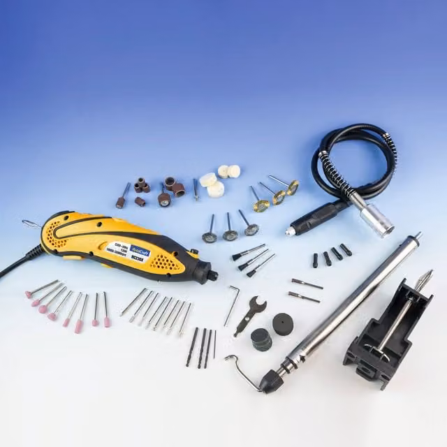 Rotacraft 230X High Power Mains Rotary Kit in Yellow