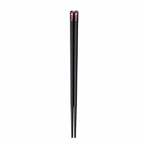 JINGYAN Black Matte Fiberglass Chopsticks with Non-Slip Handle, 1 Pair Rabbit Design – 1