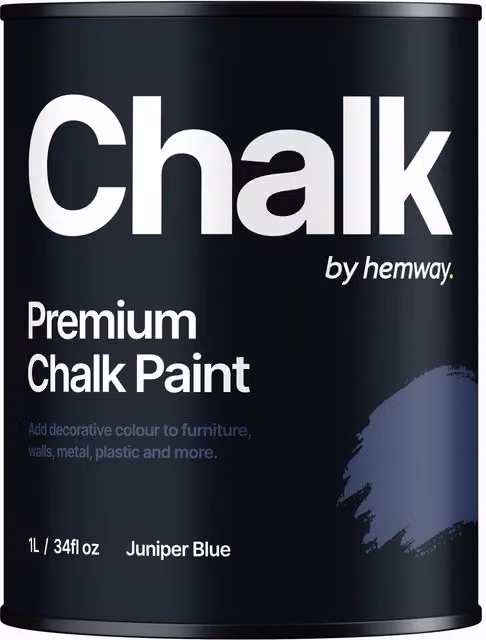 Hemway Chalk Paint Flat Matt in Juniper Blue, 1 l