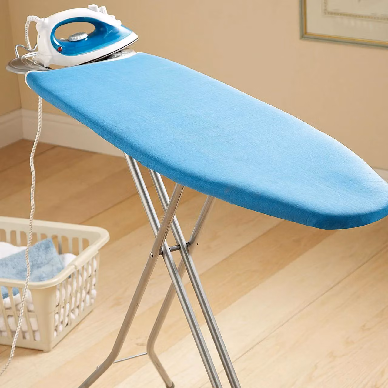 mysmartbuy Ironing Board Cover with Ceramic-Infused Layer and Cotton Jersey Casing in Blue – 2