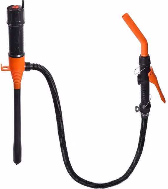 Nordara Electric Syphon Pump for Gas, Oil, and Water in Black