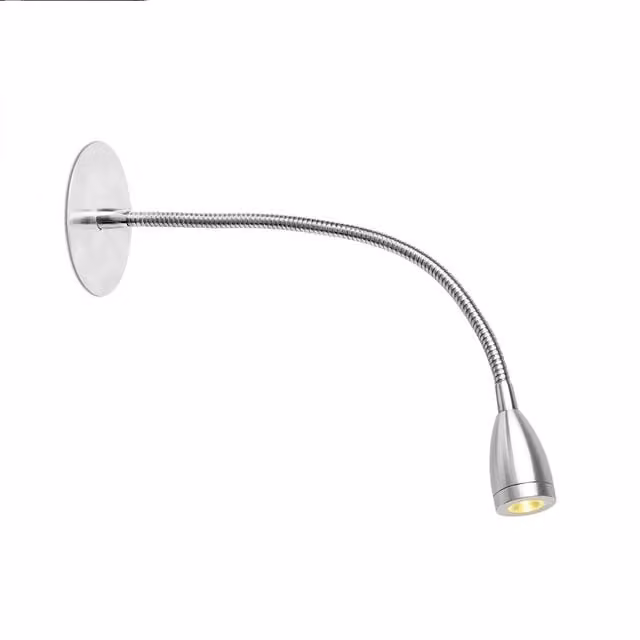 Netlighting Loke Adjustable LED Indoor Wall Reading Lamp in Chrome and Grey