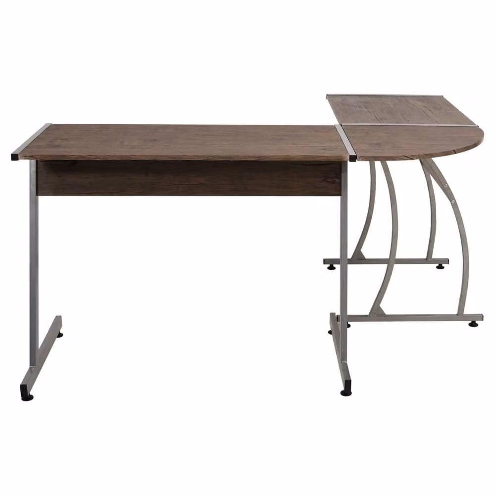 Berkfield Home Brown Engineered Wood Corner Desk – 2