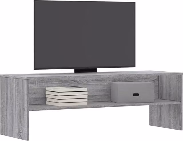 Berkfield Home Grey Sonoma TV Cabinet in Engineered Wood W/D/H: 120 x 40 x 40 cm