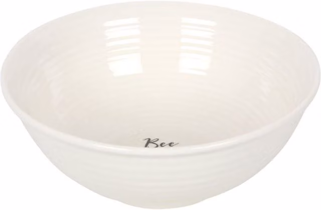 Something Different Bee Happy White Bone China Soup Bowl