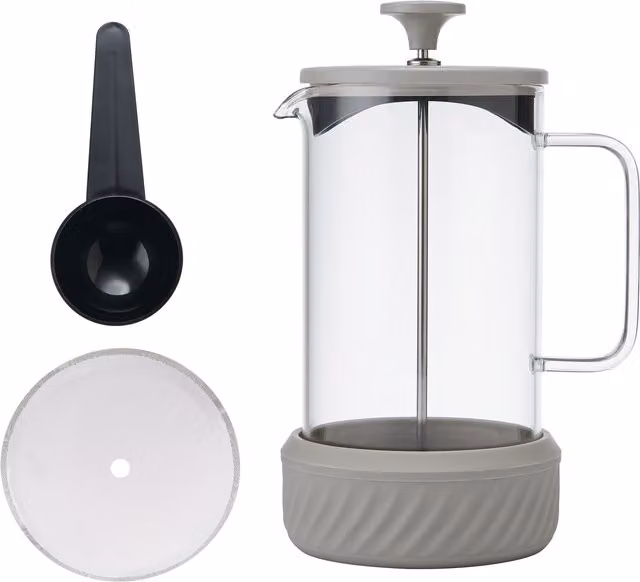 La Cafetire Zero 8 Cup Latte Cafetiere with Removable Base, 1L, Yellow