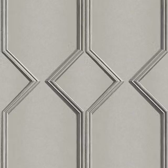 Belgravia Alessia Abstract Geometric Grey Vinyl Wallpaper Roll