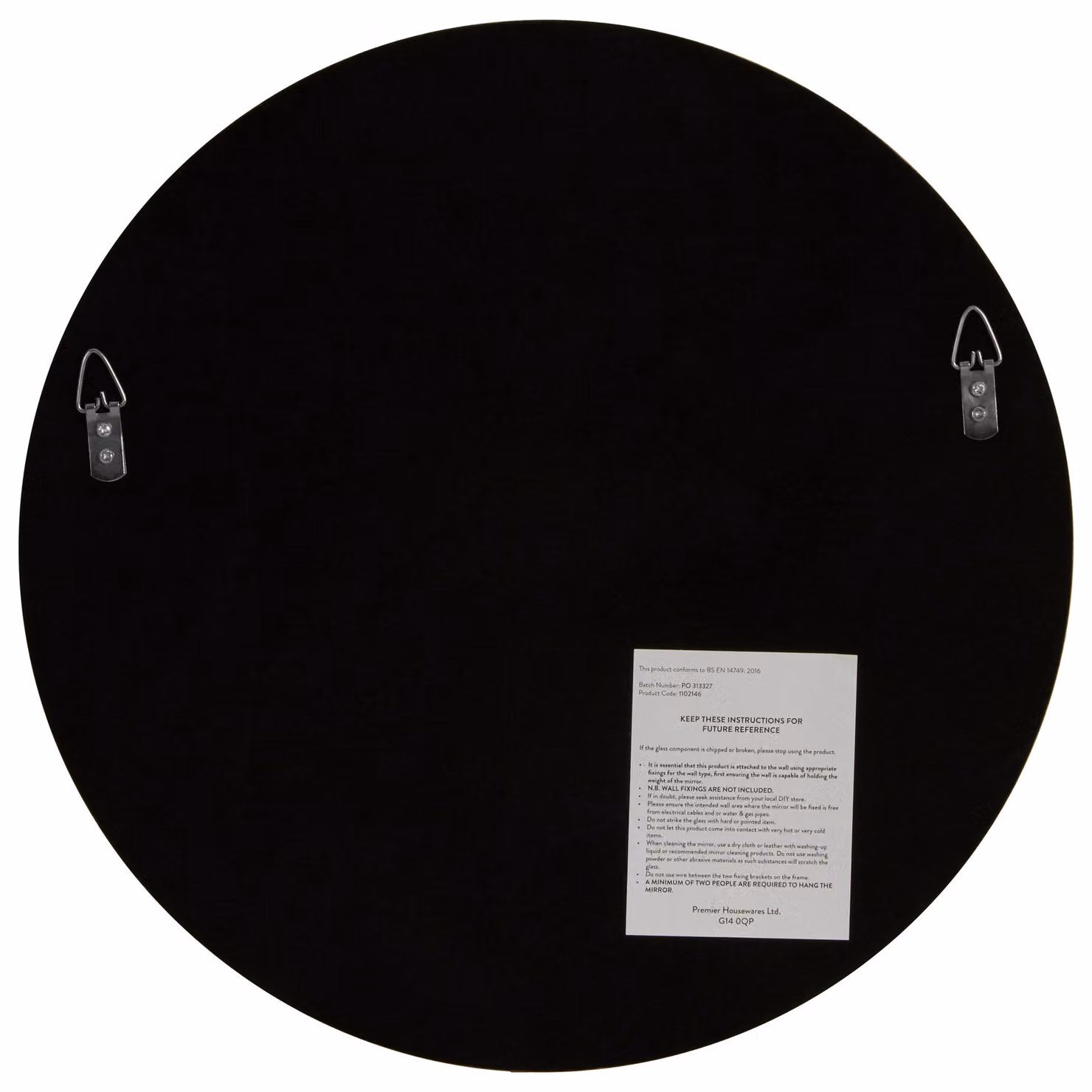 Orsina Athena Small Round Gold Wall Mirror – 2