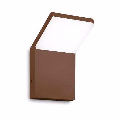 Netlighting Modern Integrated LED Outdoor Wall Lamp in Brown, 1100Lm, 4000K, IP54