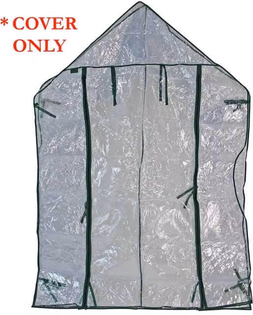 Actiasgear Walk In Greenhouse with 4 Shelves and Transparent PVC Cover