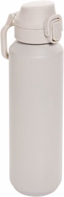 XD Design Lockable Stainless Steel Sports Bottle, 600ml, Beige