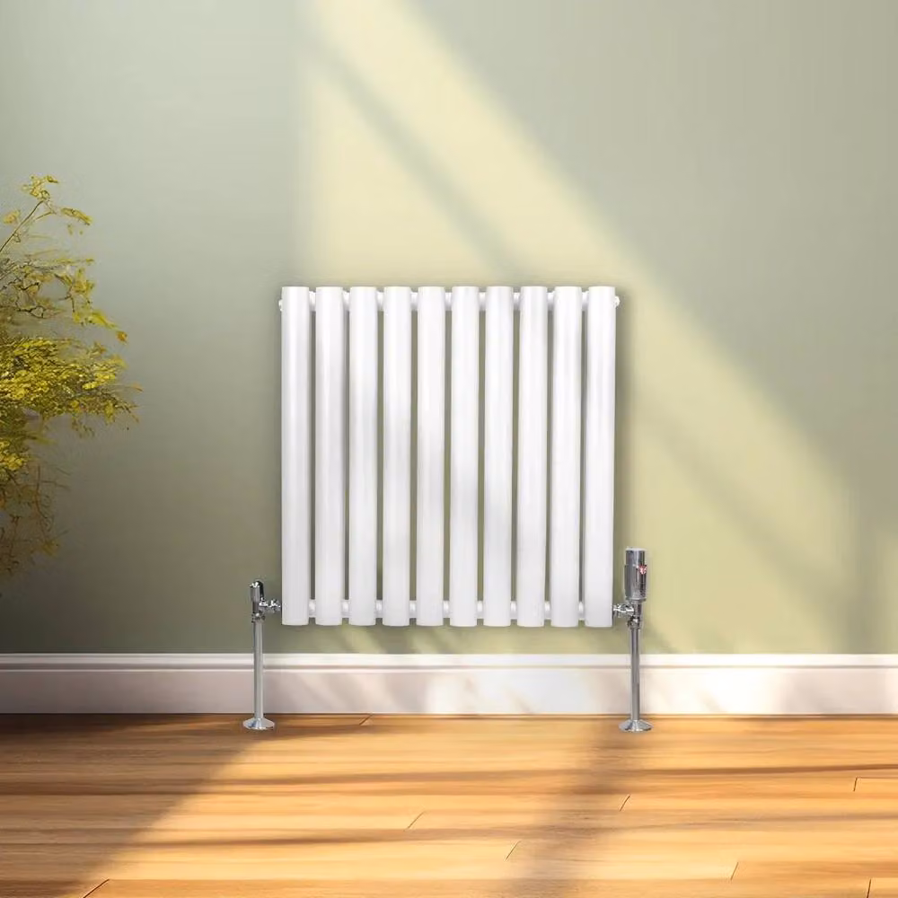 Monstershop Oval Column Radiator in White, W/D/H: 60 x 60 x 60 cm – 2