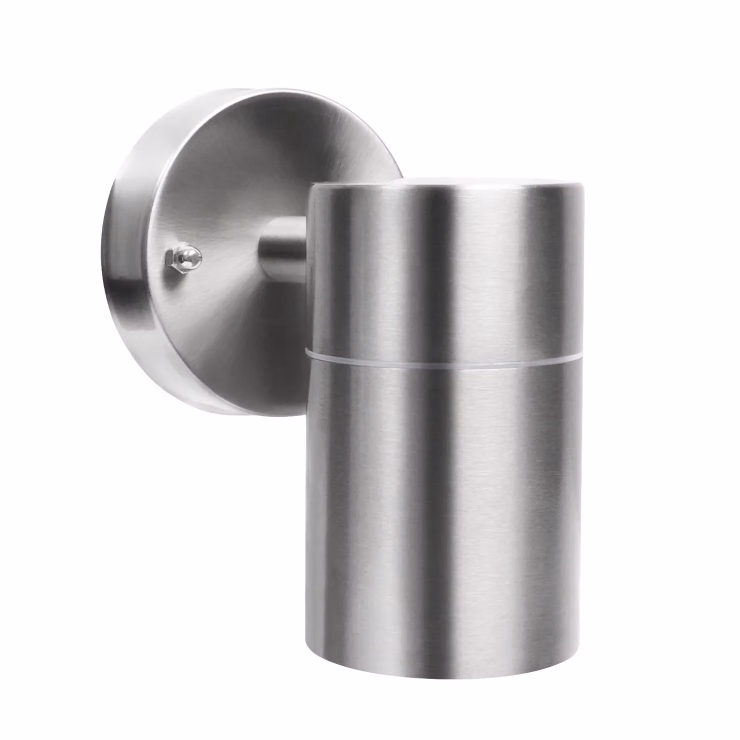 ExtraStar Modern Stainless Steel Outdoor Down Wall Light in Silver, IP44 – 2