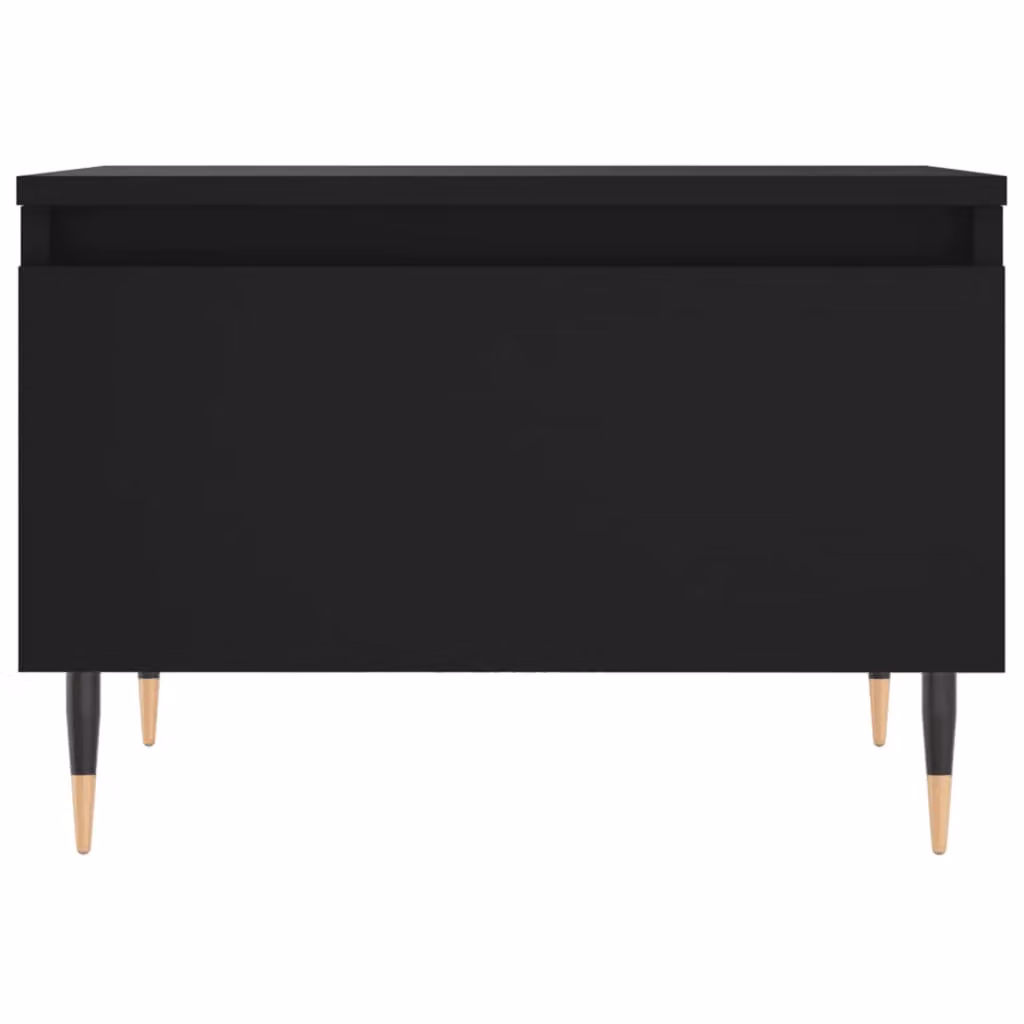 Berkfield Home Set of 2 Modern Black Nesting Coffee Tables, W/D/H: 50 x 46 x 35 cm – 3