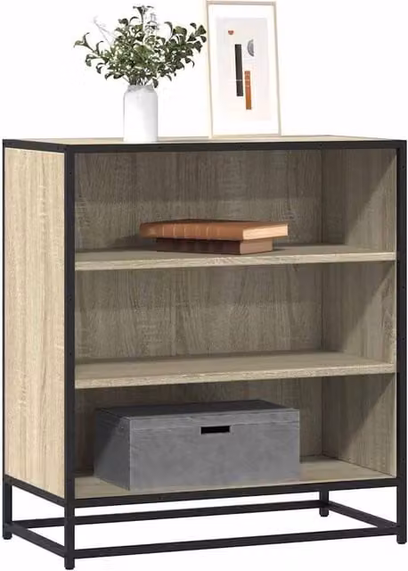 Berkfield Home Sonoma Oak Sideboard in Brown, W/D/H: 68 x 35 x 76 cm