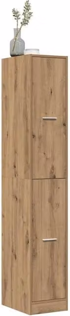 Berkfield Home Elegant Apothecary Cabinet in Artisan Oak, Brown, W: 30 cm, D: 41 cm, H: 174.5 cm – 1