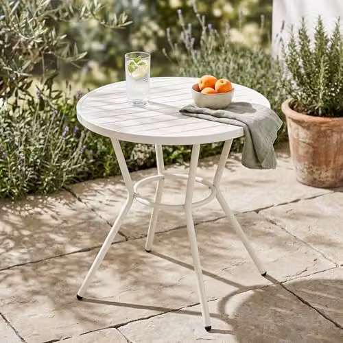 Core Products Rimini Bistro Round Dining Table for Garden and Patio, W/D/H: 70 x 70 x 75 cm – 2