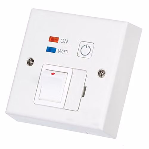 Terma Wi-Fi Timer and Fused Spur in White with App Control