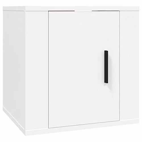 vidaXL Wall Mounted TV Cabinet in White