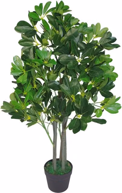 Artificial Green Umbrella Tree Tabletop Ficus Plant
