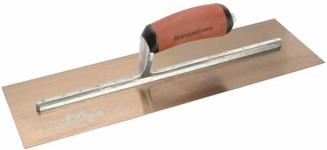 Marshalltown Mxs Gold Stainless Steel Finishing Trowel in Gold and Multicolour
