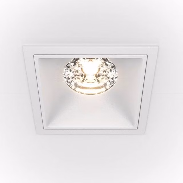 Maytoni Alfa LED Recessed Downlight, White, 1150lm, 3000K, Dimmable