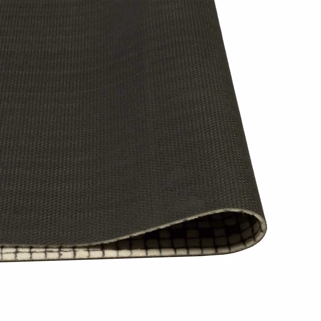 Berkfield Home Capital Washable Velvet Kitchen Rug in Taupe, W: 60 cm, L: 300 cm – 3
