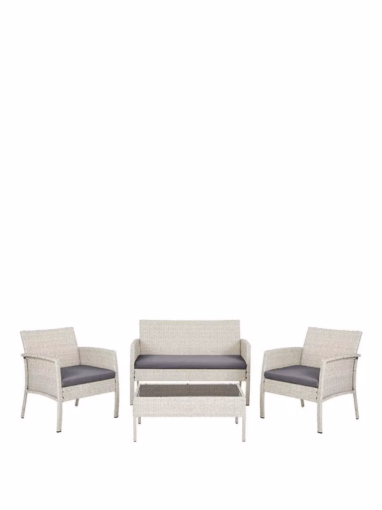 Athens Modern Grey Rattan Garden Sofa Set