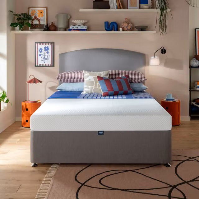 Silentnight Comfort Memory Mattress, White, W/D/H: 90 x 190 cm