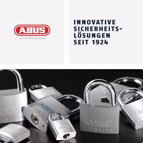 ABUS Titalium Padlock Keyed Alike in White/Silver – 4