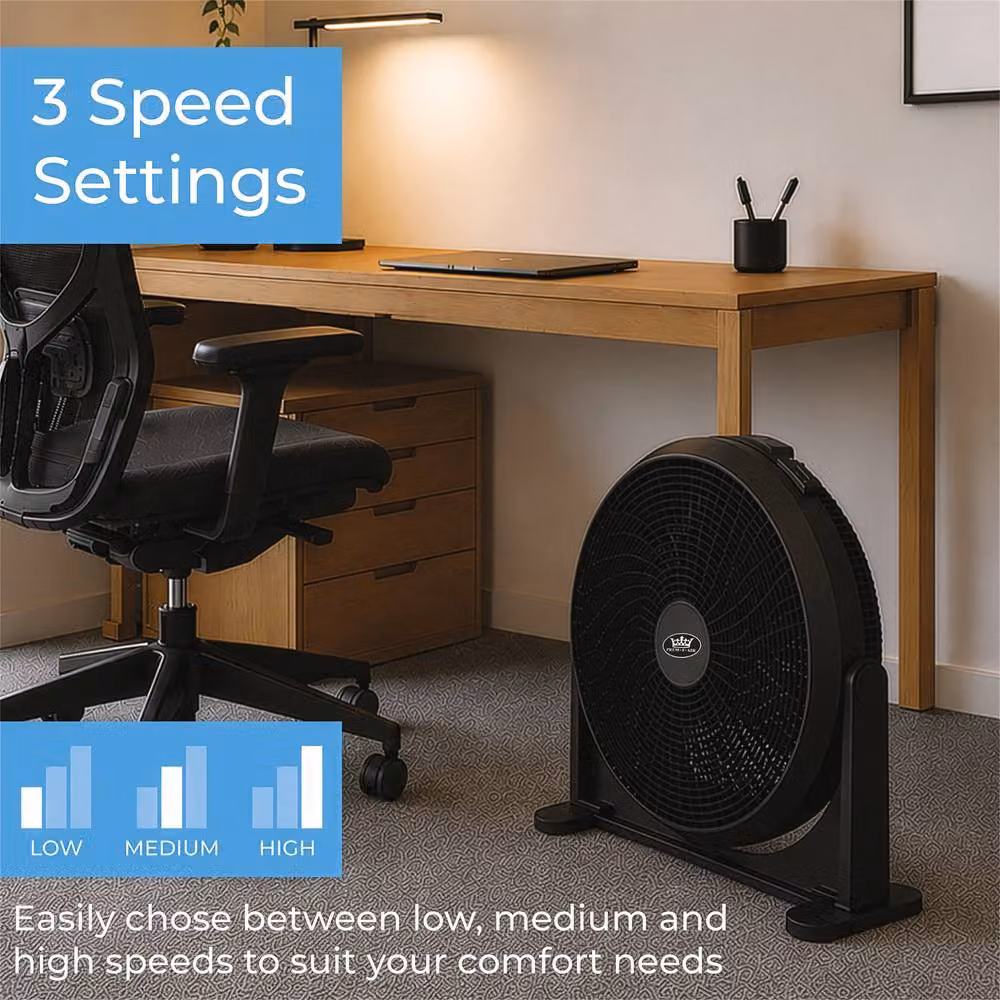 St Helens Prem-I-Air 20 inch Air Circulator with Remote Control in Black – 4