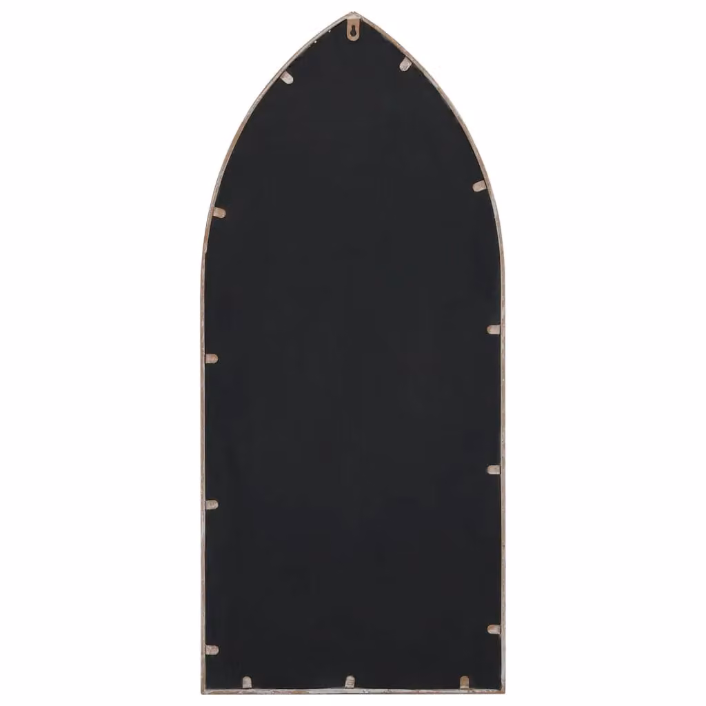 Berkfield Home Antique Geometric Wall Mirror in Sand Beige, W: 70 cm, H: 30 cm – 3