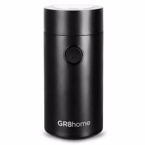 Gr8 Home Electric Coffee Bean, Spice and Herb Grinder, 150W, 60g, Black