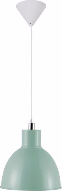 Nordlux Pop Green Metal Dome Pendant Light, Diameter: 22 cm, E27