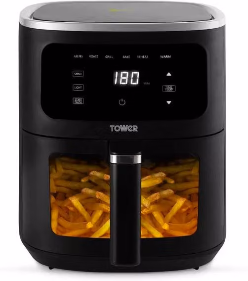 Tower Vortx 8L Vision Hot Air Air Fryer in Black – 1