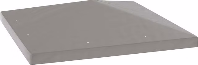 Outsunny Grey Polyester Gazebo Frame Replacement with UPF 50+ Protection, W 3 x D 3 m – 1