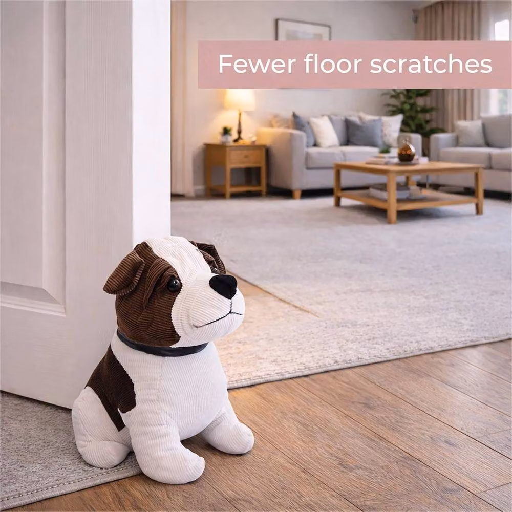 PAWNORA Sand Filled Animal Door Stop in Brown – 4