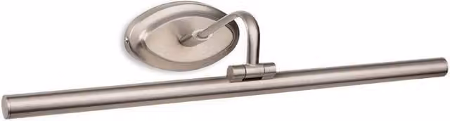 Netlighting Modern LED Picture Light in Brushed Steel Grey, Width: 56 cm