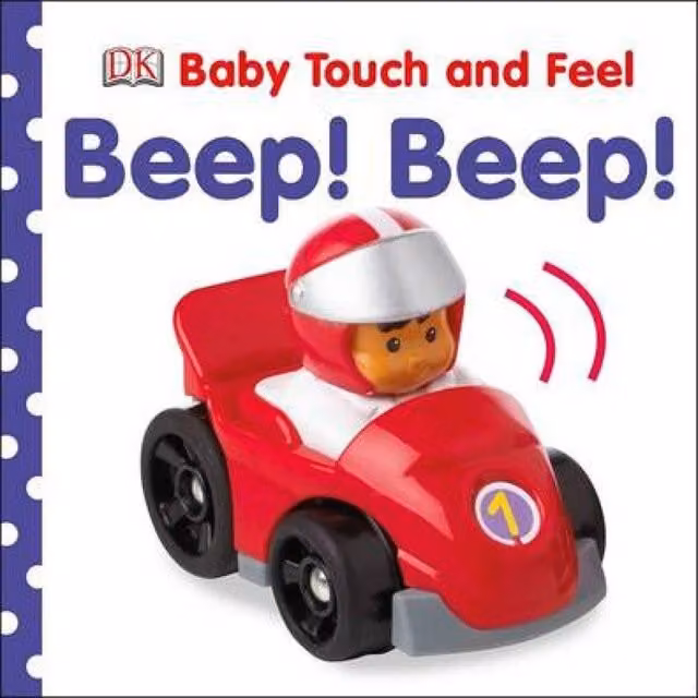 DK Baby Touch and Feel Beep Beep Board Book in Multicolour