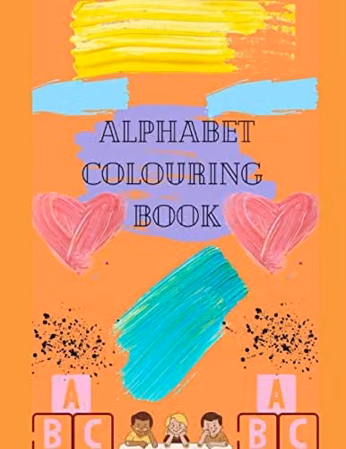 Alphabet Colouring Book for All Ages, Multicolour