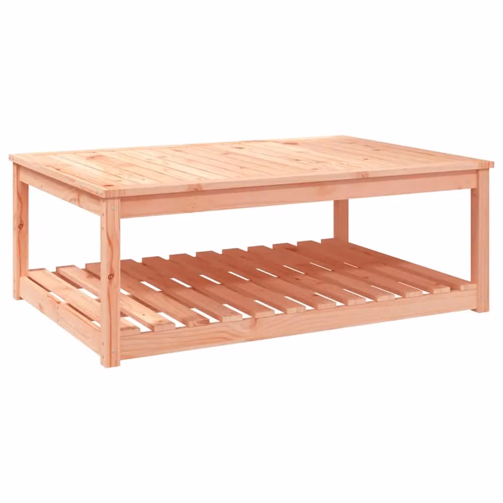 Berkfield Home Garden Table in Brown Solid Douglas Wood W/D/H: 121 x 82.5 x 45 cm – 2